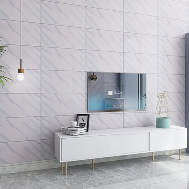 BowLift | Modern rectangular Peel and Stick back wall tile PVC wallpaper
