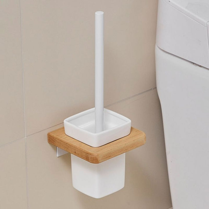 BowLift | Modern natural bathroom accessories as a single piece or in a set made of solid wood