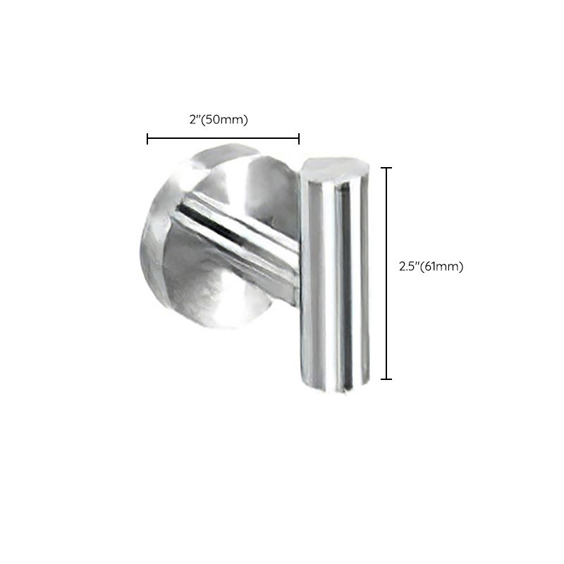 BowLift | Metal Simple Bathroom Accessories as a Single Piece or in a Set in Silver