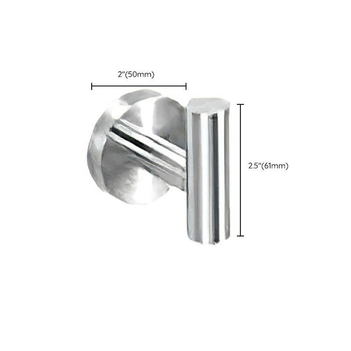 BowLift | Metal Simple Bathroom Accessories as a Single Piece or in a Set in Silver