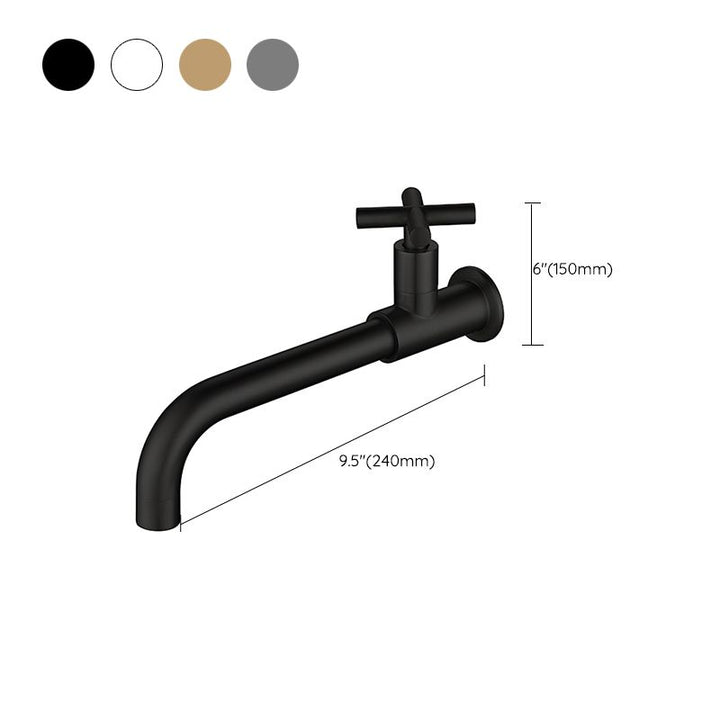 BowLift | Widely used wall-mounted bathroom sink faucet cross handle low arch faucet