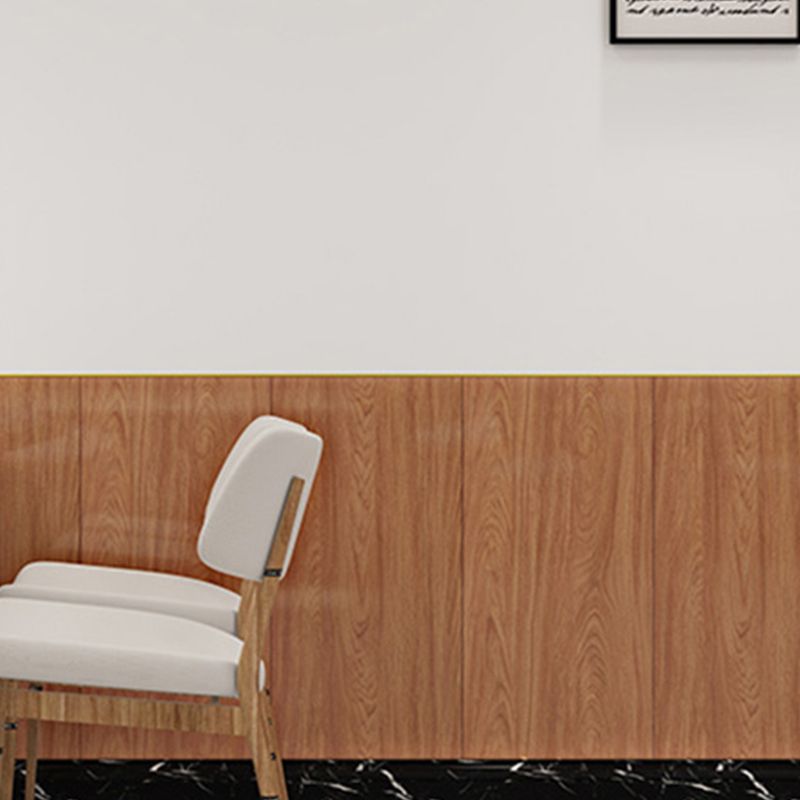 BowLift | PVC Wall Paneling Rectangle Waterproof Wood Look Wall Covering for the Living Room