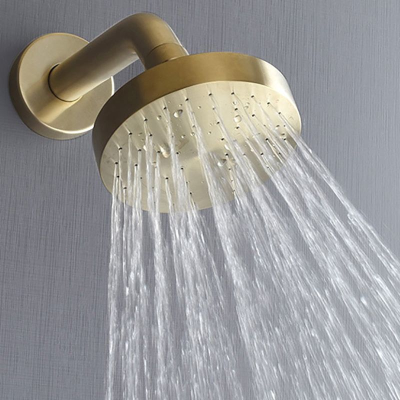 BowLift | Stainless Steel Shower Combination Round Fixed Shower Head with Shower Arm