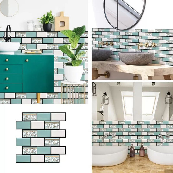 BowLift | Modern Matte Peel and Stick Tile Rectangular PVC Subway Tile for Bathroom