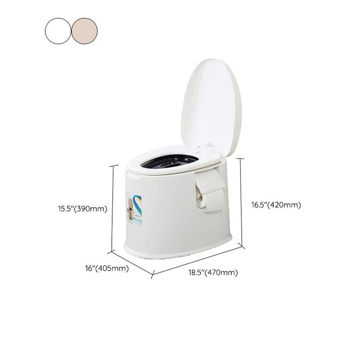 BowLift | Contemporary Plastic Urinal Standing Toilet with Seat for the Bathroom