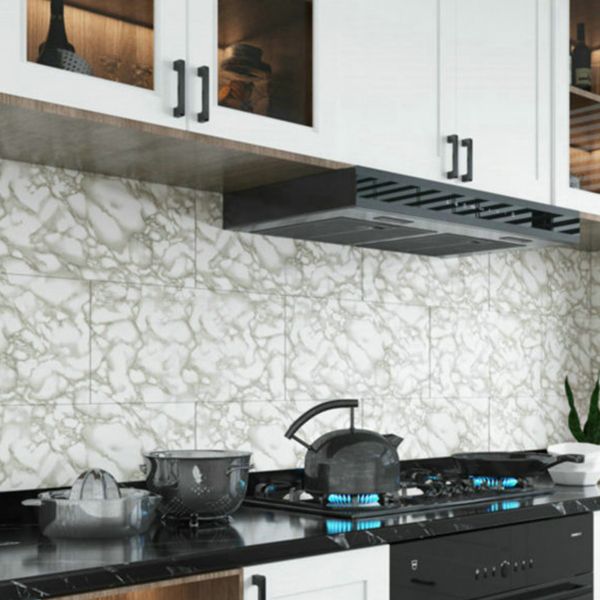 BowLift | Single Tile Wallpaper Rectangular Peel and Stick Tile Backdrop with Stain Resistant
