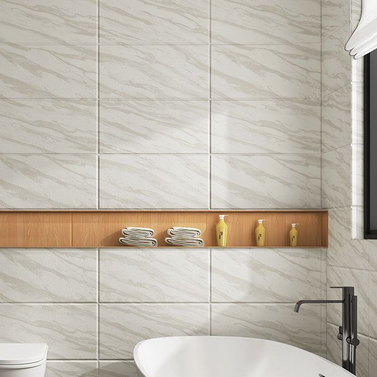 BowLift | Marbled scratch-resistant PVC tile Peel and stick tile for backsplash wall