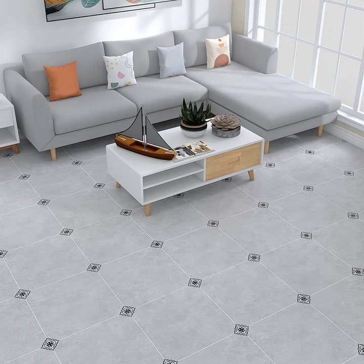 BowLift | Home Indoor Vinyl Floor Spiral Marble Print Square PVC Vinyl Floor