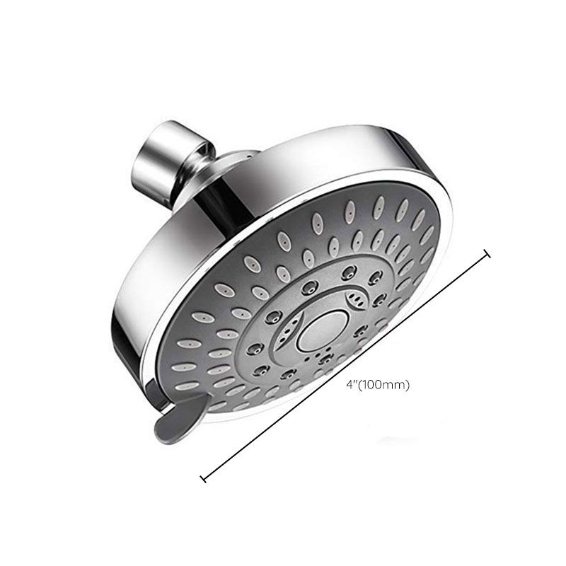BowLift | Modern Standard 5 Settings Shower Head Round Metal Adjustable Spray Pattern Shower Head