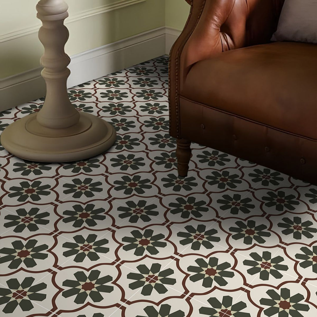 BowLift | Single Tile Wallpaper Square PVC Peel & Stick Field Tile with Waterproof