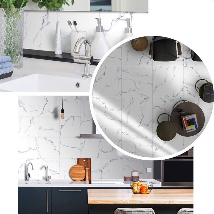 BowLift | Modern plastic wallpaper single piece peel and stick wall tile with square shape