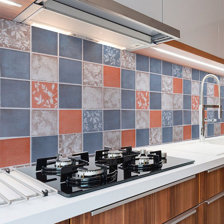 BowLift | Square Grid Peel and Stick Tile PVC Mosaic Tile for Kitchen Backsplash
