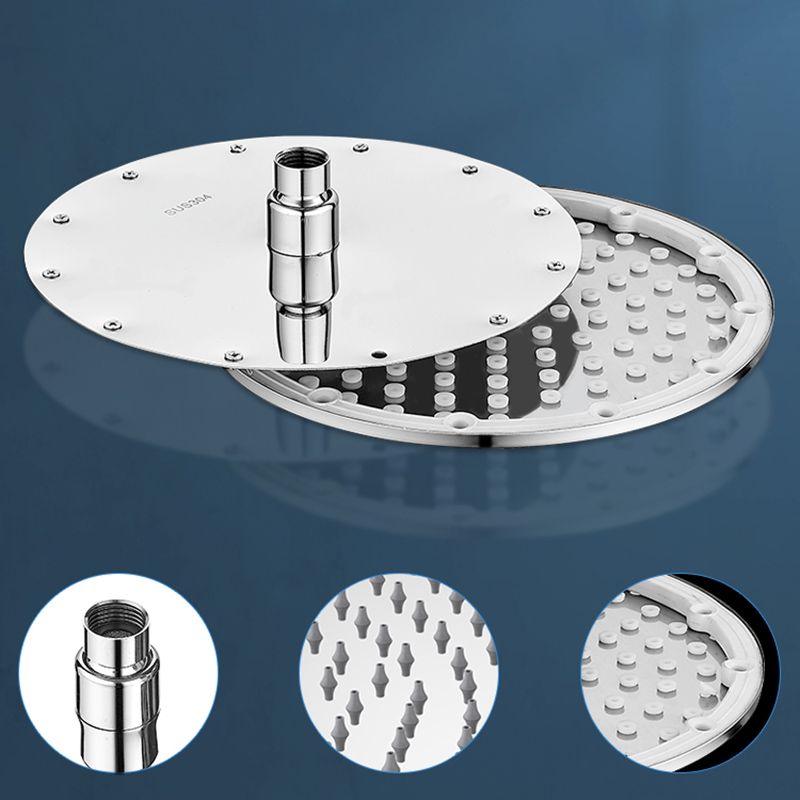 BowLift | Solid square showerhead Standard spray pattern Large showerhead