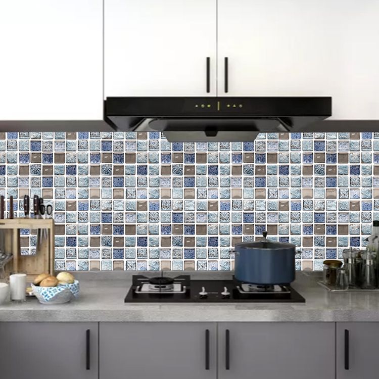 BowLift | Plastic Peel & Stick Mosaic Tiles Mosaic Wallpaper with Square Shape