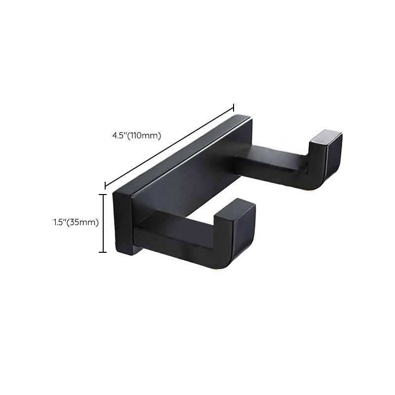 BowLift | Modern Bathroom Hardware Set Bathroom Shelf Towel Bar Black Bathroom Hardware Set