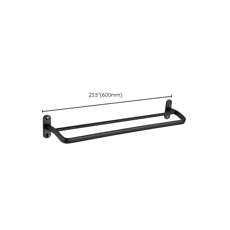 BowLift | Traditional Bathroom Accessories Set Black Towel Ring Bathroom Shelf Bathroom Accessories Set