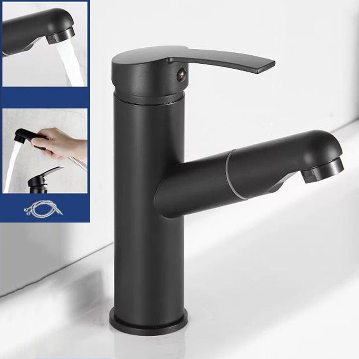 BowLift | Modern Design Bathroom Faucet Single Lever Mixer with Water Hose