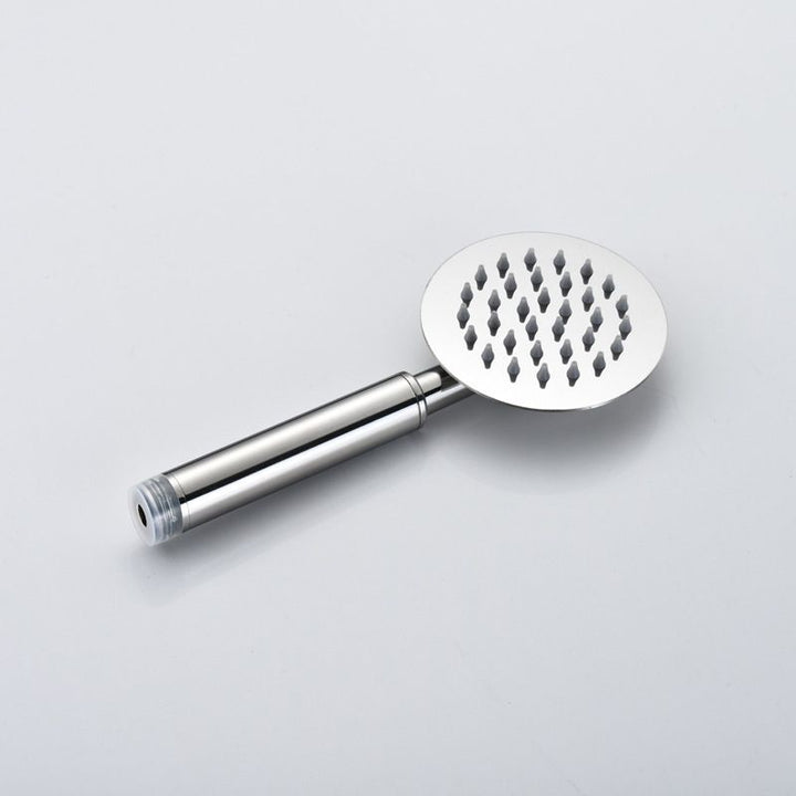 BowLift | Home Round Dual Shower Heads Modern Style Wall Mounted Metal Dual Shower