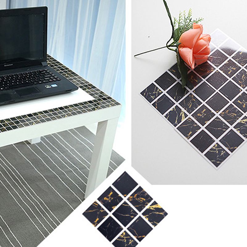 BowLift | PVC Square Peel & Stick Mosaic Tile Multicolored Backsplash & Wall Tile