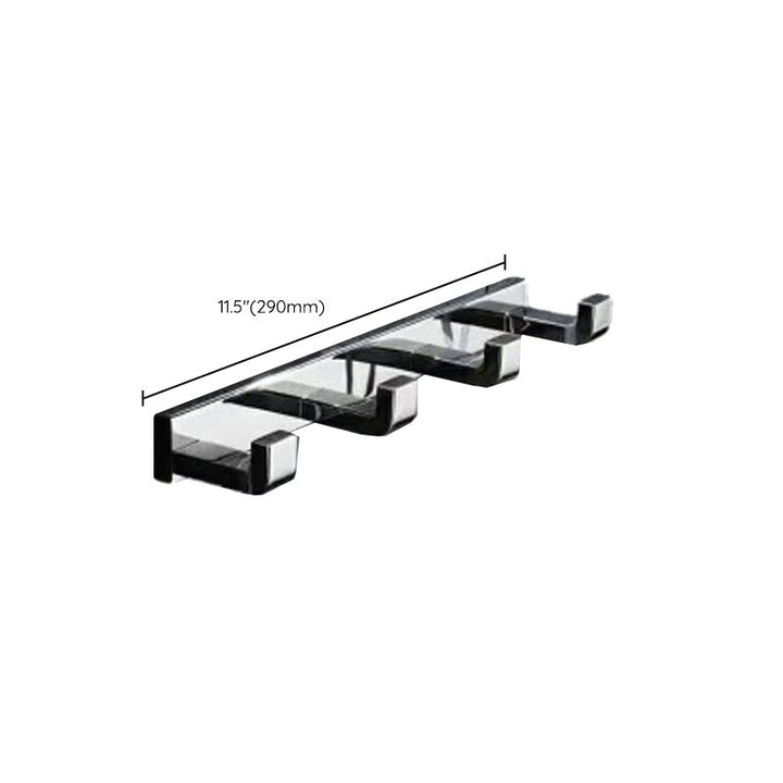 BowLift | Polished Chrome Modern Bathroom Accessory Set made of Stainless Steel Towel Holder/Soap Dish