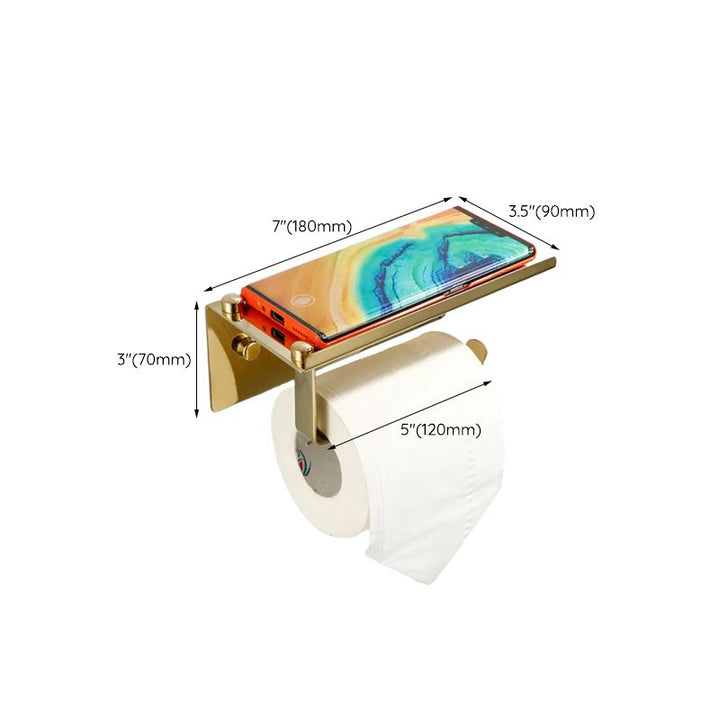 BowLift | Traditional Bathroom Fixtures Gold Bathroom Shelf Bathroom Accessory Set