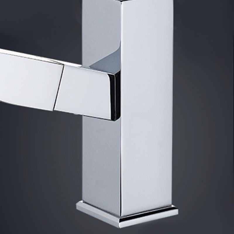 BowLift | Modern Pull-Out Single-Handle Faucet Bathroom Sink Faucet