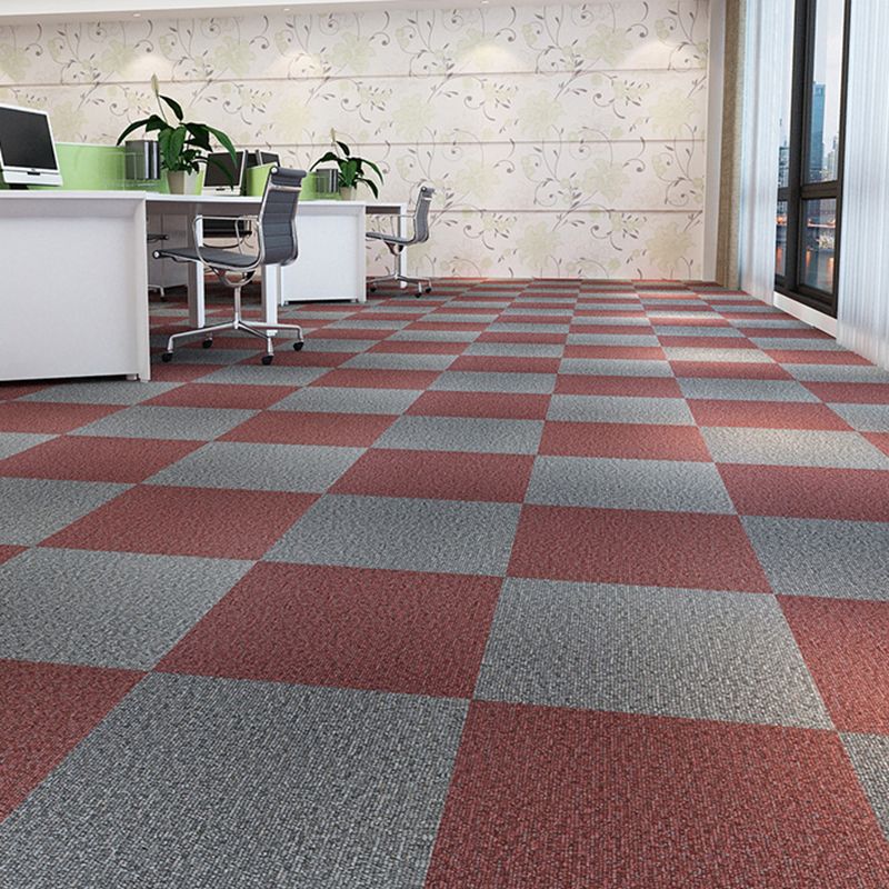 BowLift | Square Plastic Floor Water-Repellent Fabric Look Peel & Stick Floor Tiles