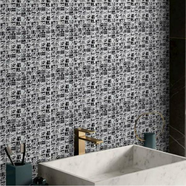 BowLift | Mosaic Tile Wallpaper PVC Waterproof Peel and Stick Wall Tile with Square Shape