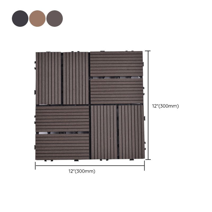 BowLift | Modern plastic wood laminate deck outdoors, mold-resistant laminate