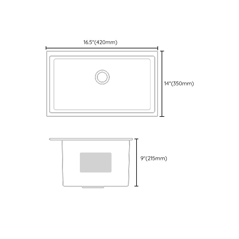 BowLift | Contemporary Sink Set Stainless Steel Friction Resistant Sink Set for the Kitchen