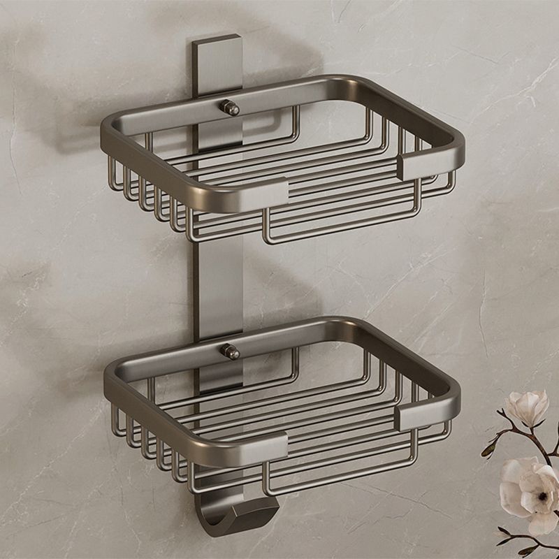 BowLift | Modern Bathroom Accessory Set Shelf Black/Silver/Grey Bathroom Accessories Set