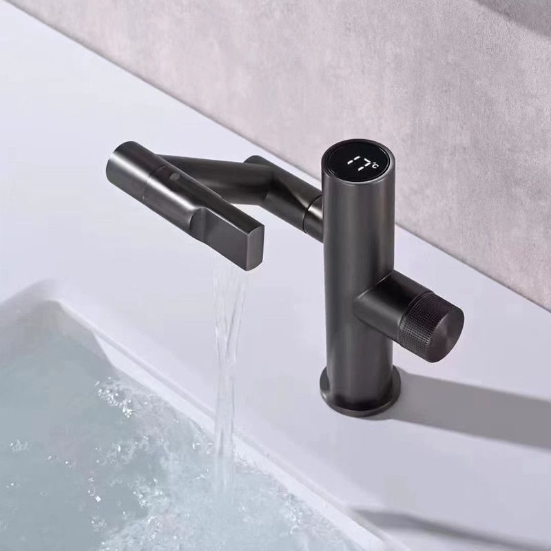 BowLift | Modern Vessel Sink Faucet Copper 1-Handle Low Arc Vessel Faucet for the Bathroom