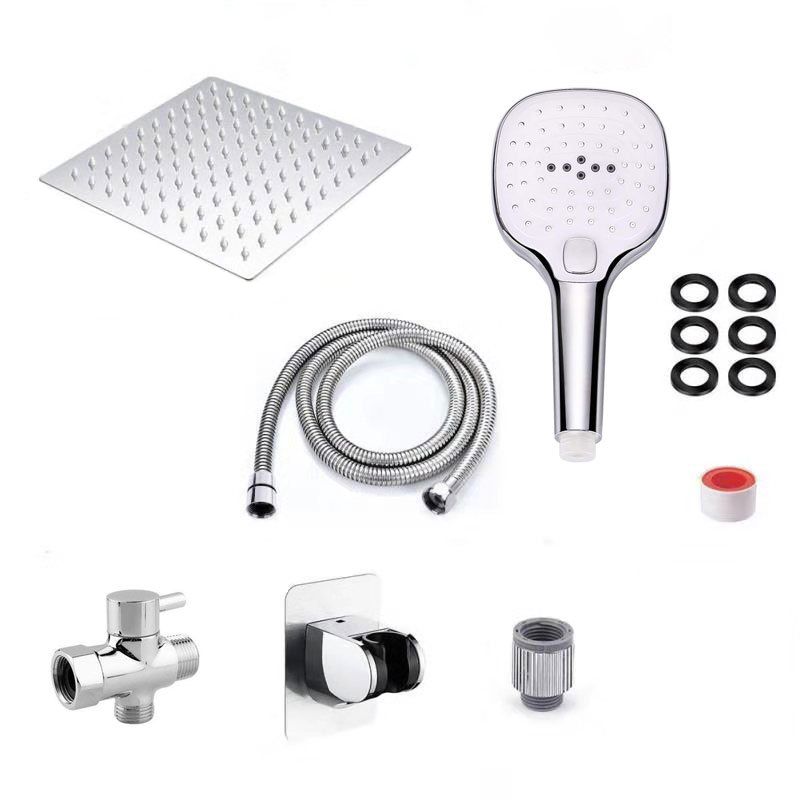BowLift | Traditional Dual Shower Head Square Wall Mounted Dual Shower