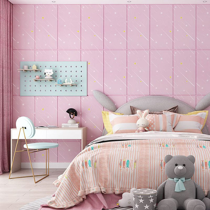 BowLift | Contemporary Wall Ceiling Cartoon Print Peel and Stick Waterproof Wall Panel