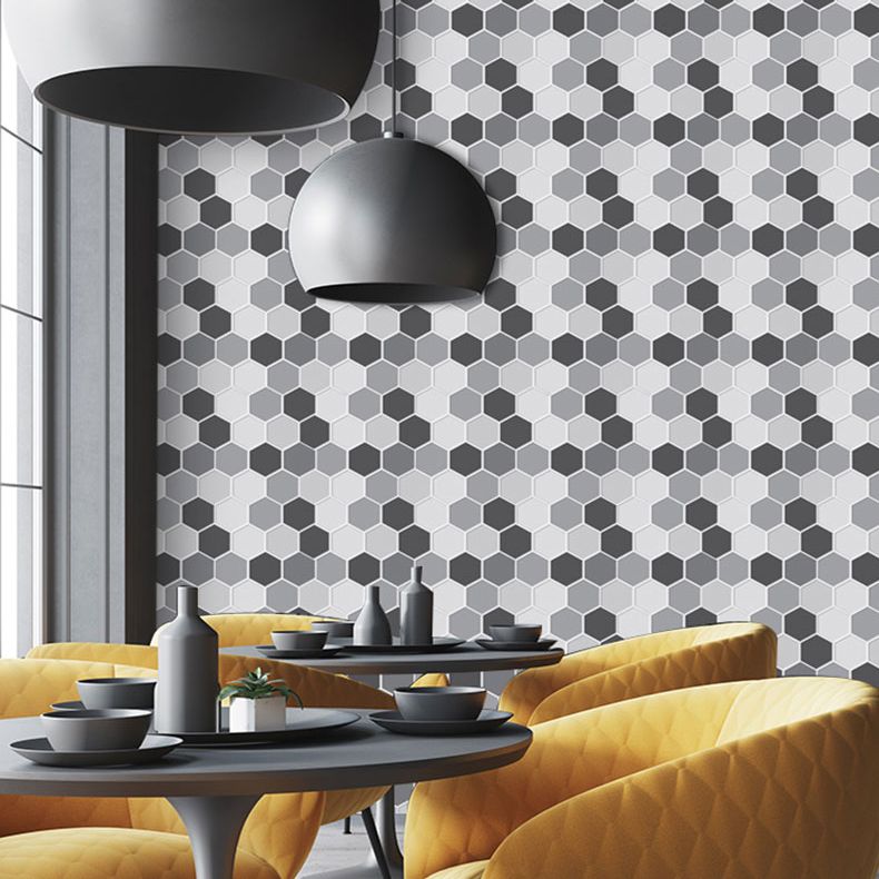 BowLift | Mosaic Tiles Wallpaper PVC waterproof for peeling and sticking Mosaic tiles with hexagonal shape