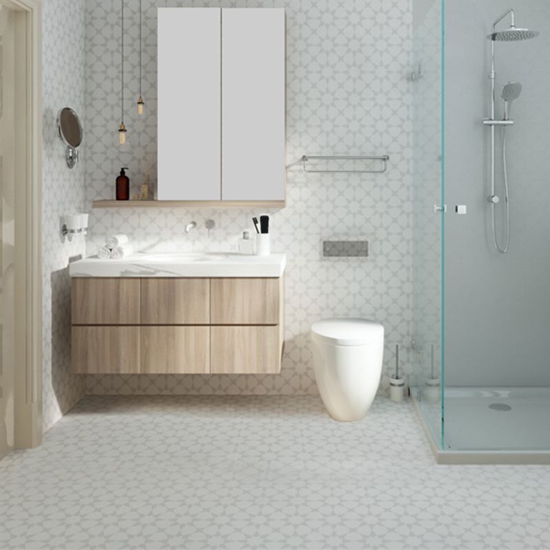 BowLift | Modern PVC Flooring Peel and Stick Geometric Printed Vinyl Plank Flooring