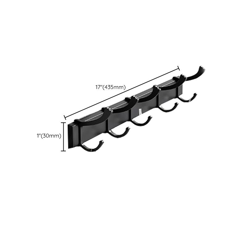 BowLift | Modern Aluminum Bathroom Accessory Set Matte Black Bathroom Shelf/Towel Holder/Paper Holder