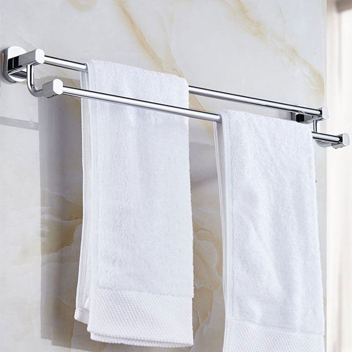 BowLift | Modern bathroom accessory set Stainless steel bathroom shelf Towel holder Bathroom accessory set