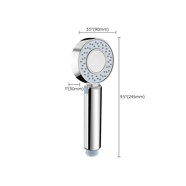 BowLift | Contemporary Wall-Mounted Shower Head Combination Chrome Round Hand Shower