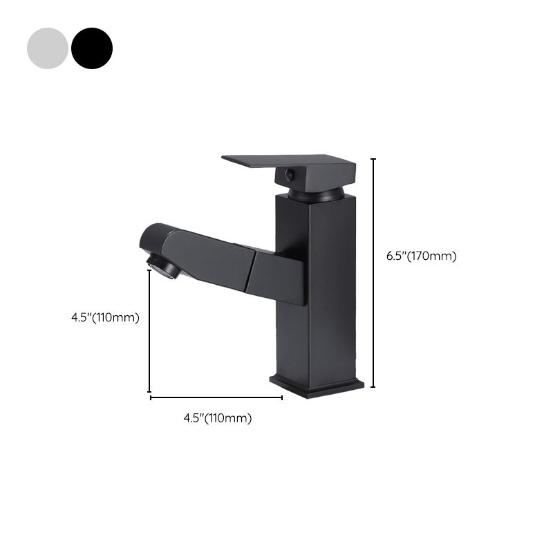 BowLift | Modern Sink Faucet Uniform Color Metal Sink Bathroom Faucet