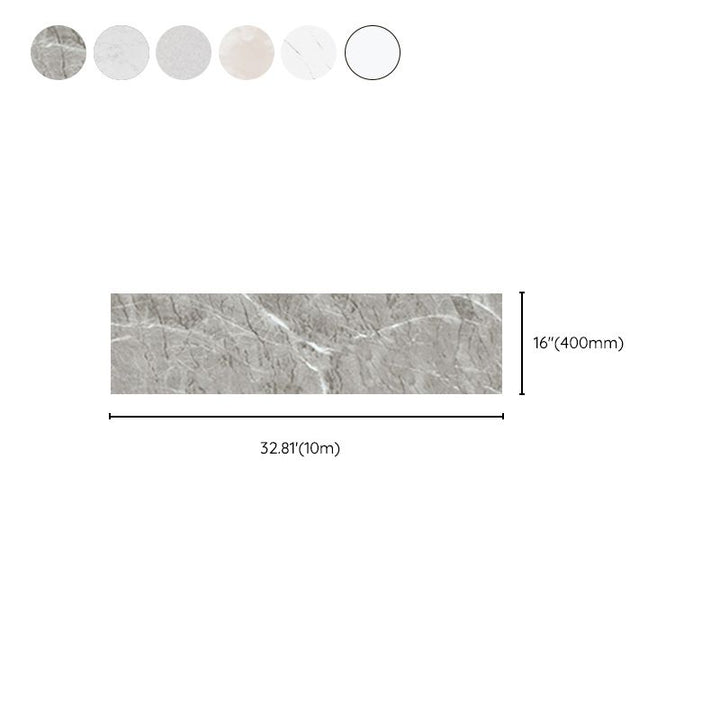 BowLift | Marble Texture Scratch Resistant Tile PVC Single Peel & Stick Tile for Bathroom Backsplash