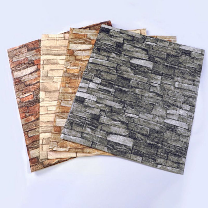 BowLift | Country House Wall Plank 3D Brick Bathroom Living Room Wall Panels Set of 2