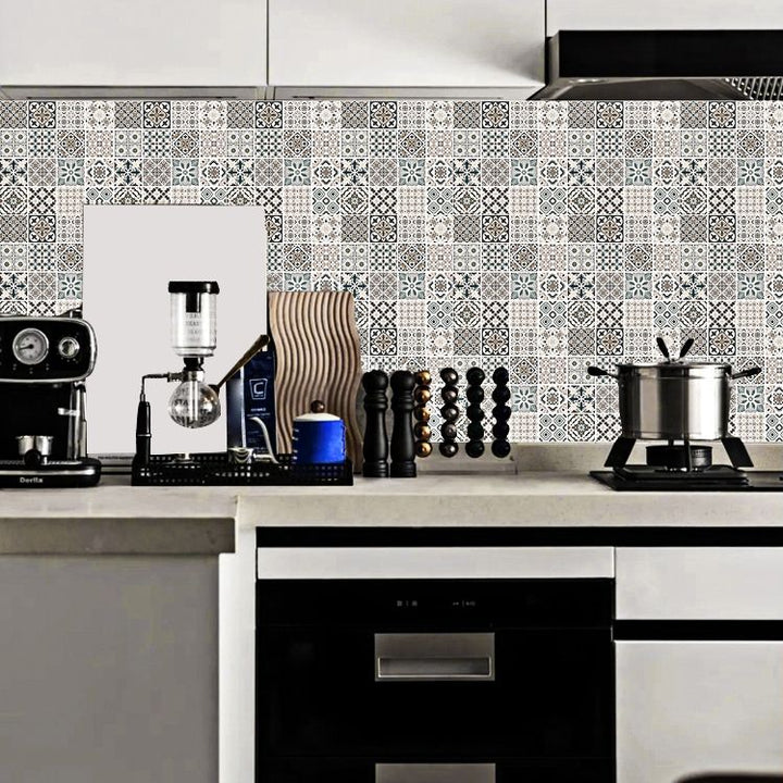 BowLift | Mosaic tile wallpaper plastic stain-resistant peel and stick mosaic tiles