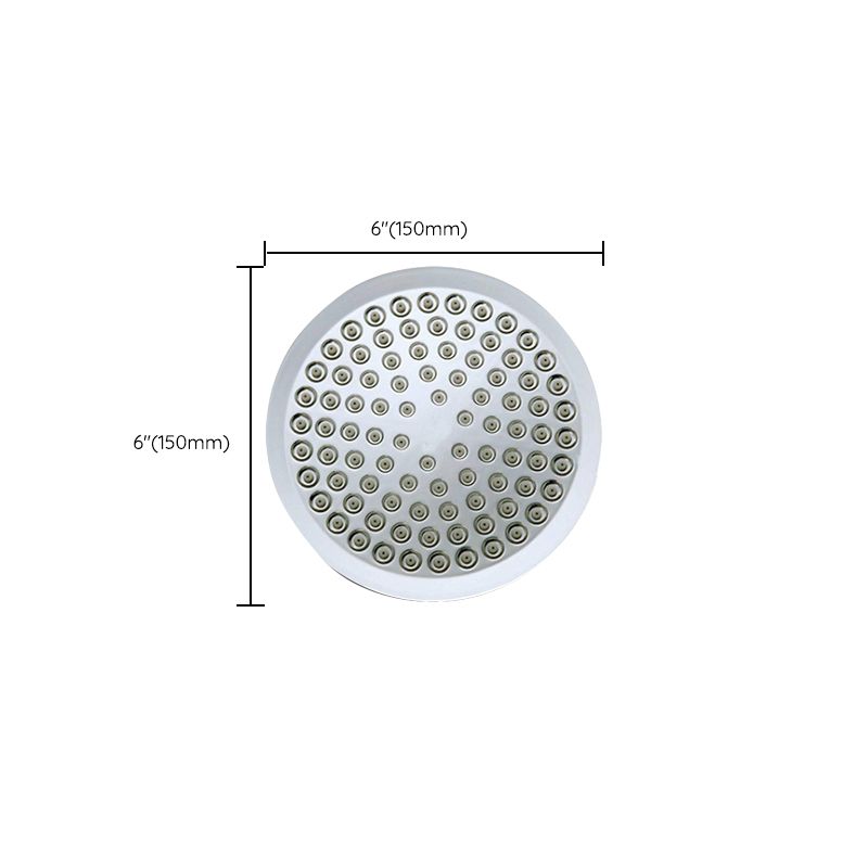 BowLift | Contemporary round fixed wall shower head Silver shower head
