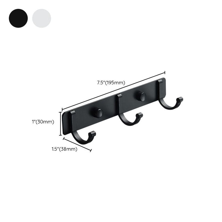 BowLift | Modern Bathroom Accessory Set Silver/Black Bathroom Accessory Kit