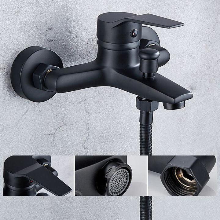 BowLift | Brass Wall-Mounted Shower System Single Handle Shower with Lever Handle