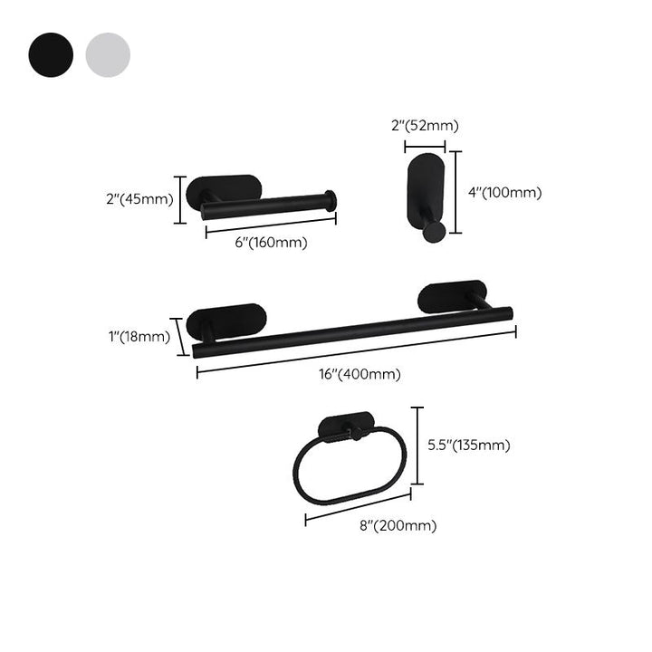 BowLift | Stainless Steel Bathroom Hardware Set Modern Minimalist Bathroom Hardware Set