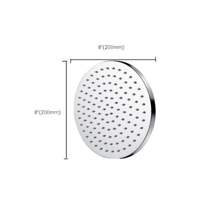 BowLift | Metal Shower Head Combo Contemporary Round Fixed Shower Head for the Bathroom
