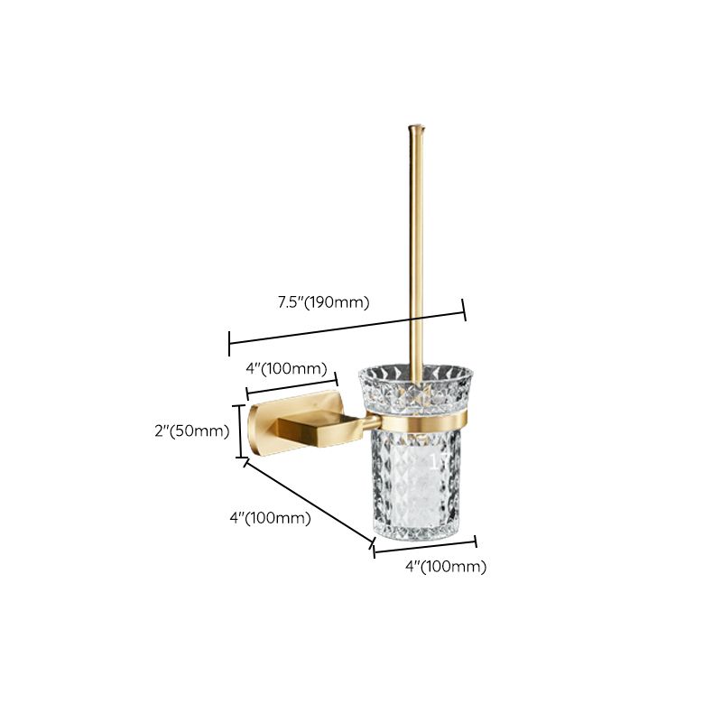 BowLift | Traditional Golden Bath Accessories Set Brass Bathroom Accessories Kit