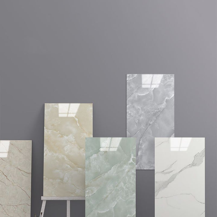 BowLift | 12" x 24" marbling single plate waterproof backsplash wall tile for bathroom